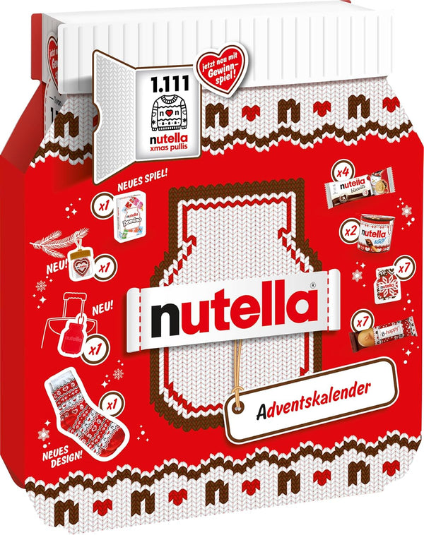Nutella Advento kalendorius 2025 – saldi šventinė staigmena - Kaledos1