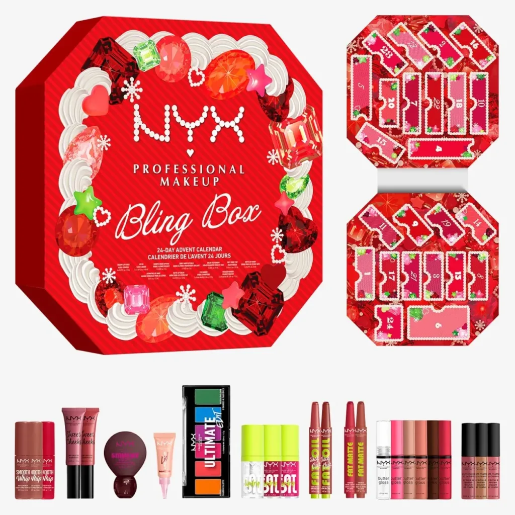 NYX Professional Makeup advento kalendorius – Bling the Halls