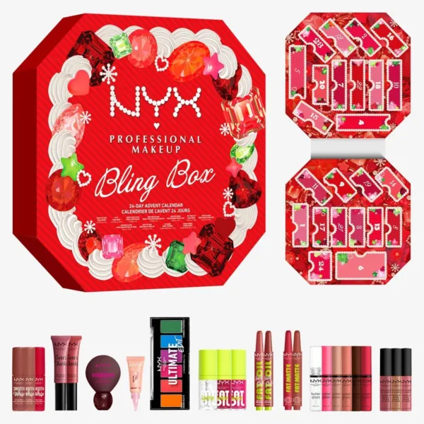 NYX Professional Makeup advento kalendorius – Bling the Halls