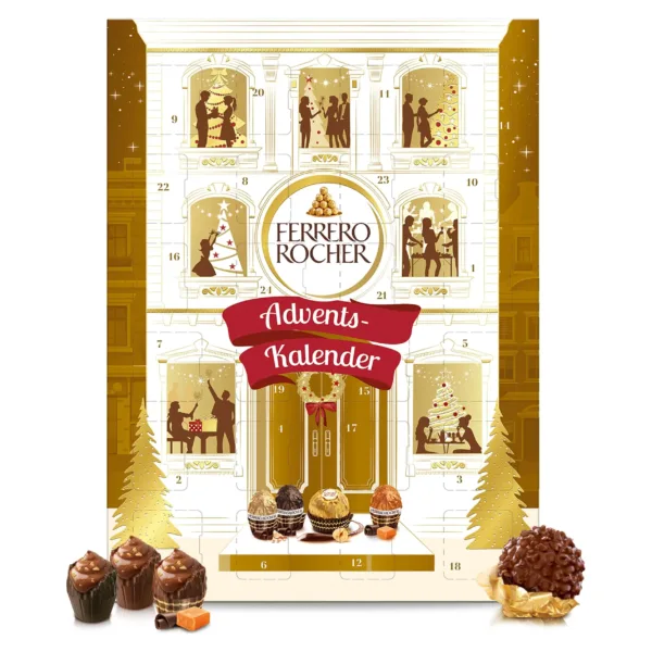 Ferrero Rocher & Goldene Momente šokolado advento kalendorius