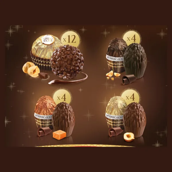 Ferrero Rocher & Goldene Momente šokolado advento kalendorius